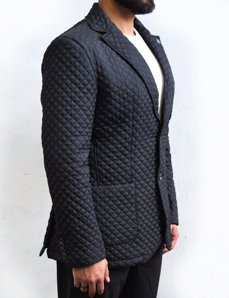 Saco Capitonado Negro
