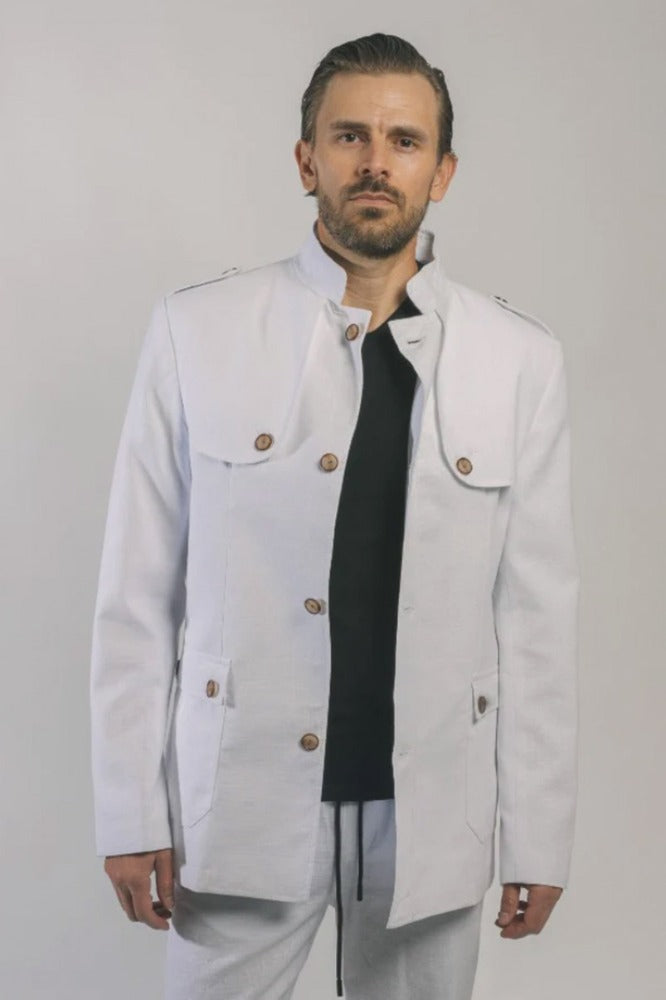 Saco Sahariana Blanco