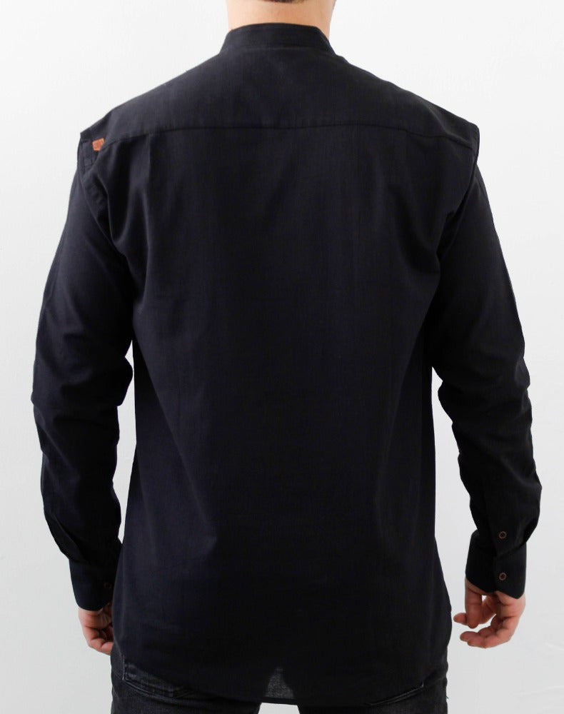 Camisa Manga Larga Negra