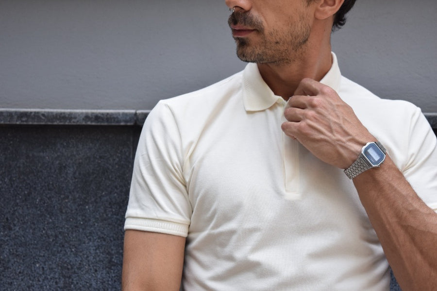 Playera Polo Ivory
